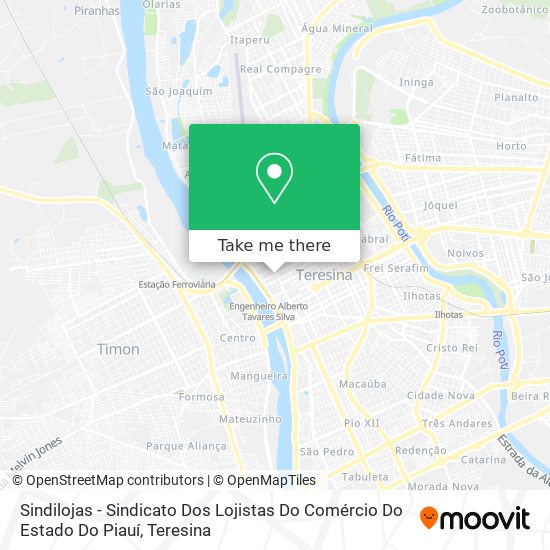 Mapa Sindilojas - Sindicato Dos Lojistas Do Comércio Do Estado Do Piauí