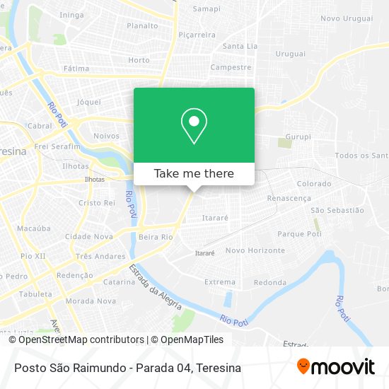 Posto São Raimundo - Parada 04 map