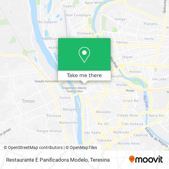 Restaurante E Panificadora Modelo map