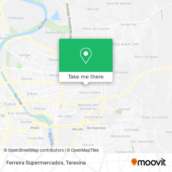 Mapa Ferreira Supermercados