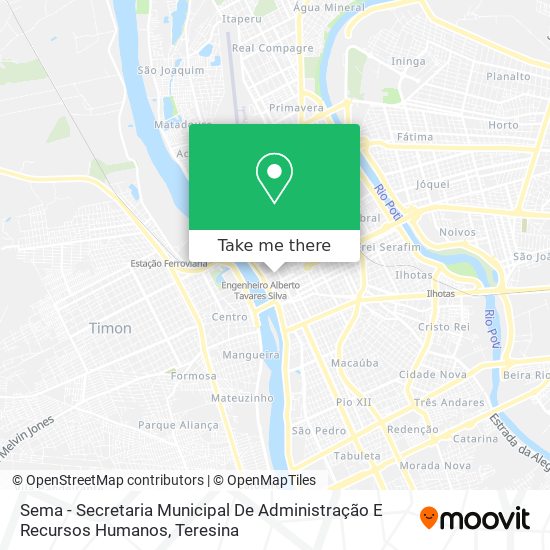 Sema - Secretaria Municipal De Administração E Recursos Humanos map