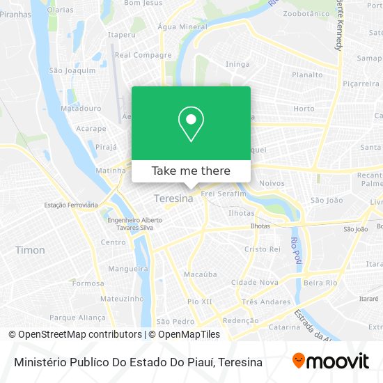 Ministério Publíco Do Estado Do Piauí map