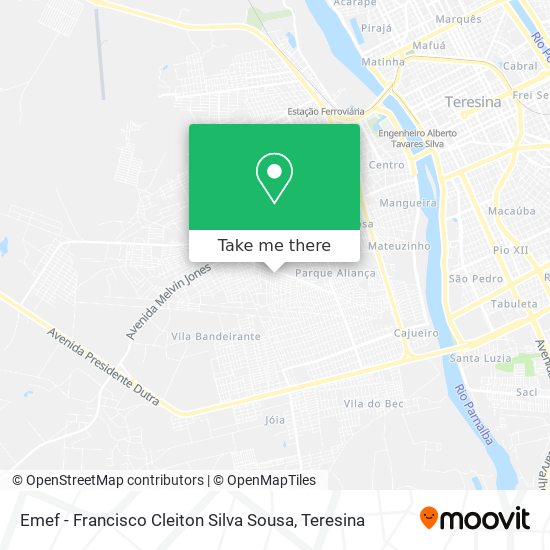 Emef - Francisco Cleiton Silva Sousa map