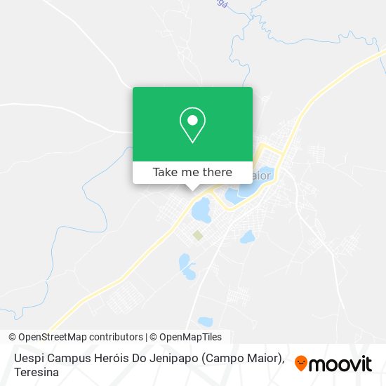 Uespi Campus Heróis Do Jenipapo (Campo Maior) map