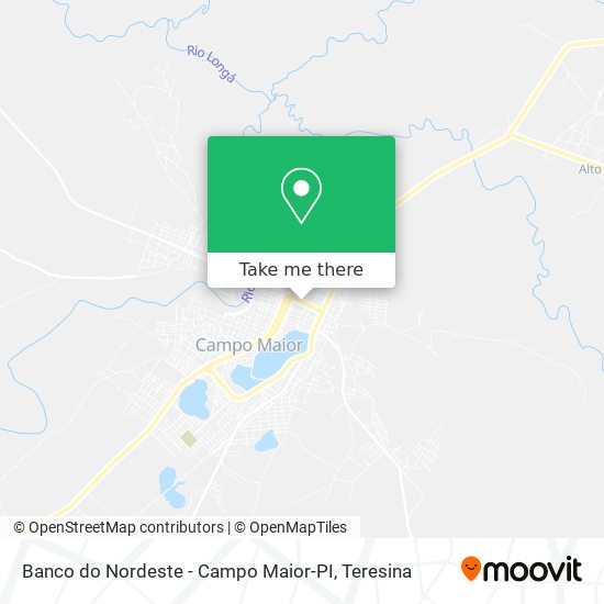 Banco do Nordeste - Campo Maior-PI map