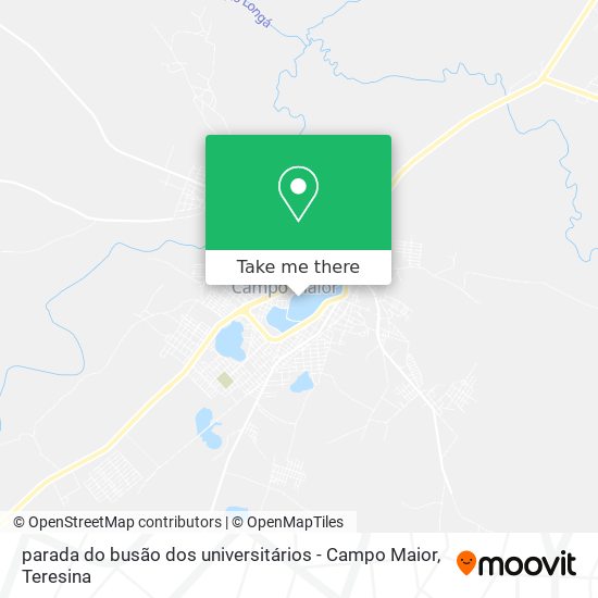 parada do busão dos universitários - Campo Maior map