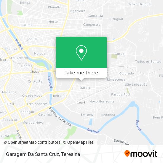 Mapa Garagem Da Santa Cruz
