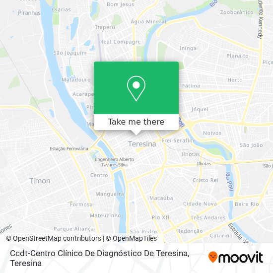 Ccdt-Centro Clínico De Diagnóstico De Teresina map