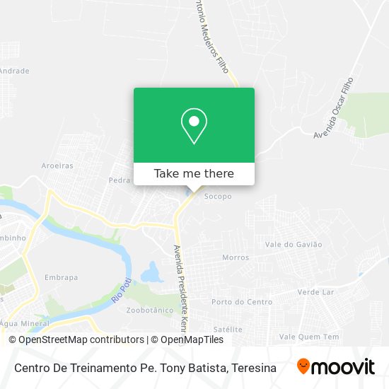Centro De Treinamento Pe. Tony Batista map