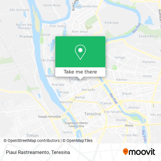 Piauí Rastreamento map
