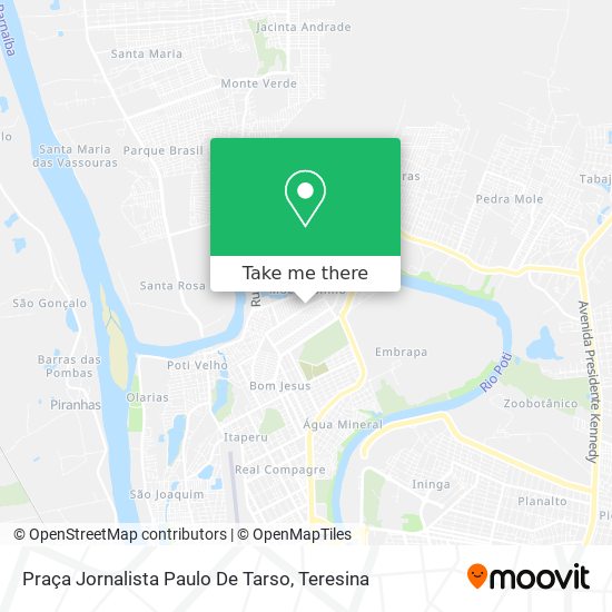 Praça Jornalista Paulo De Tarso map