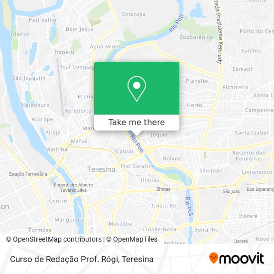Curso de Redação Prof. Rógi map