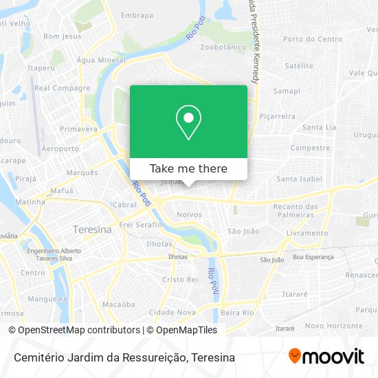 Cemitério Jardim da Ressureição map