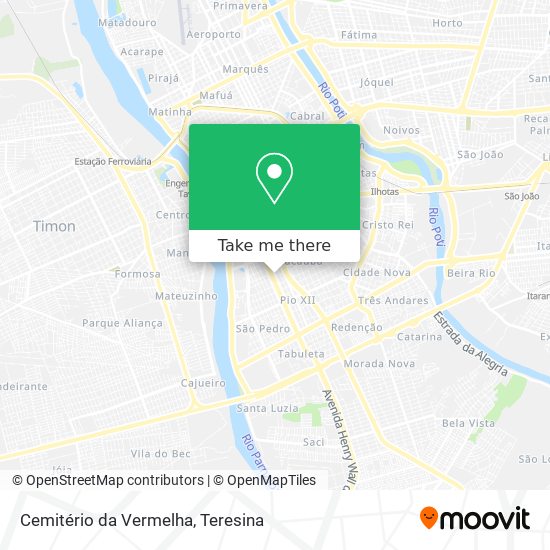 Cemitério da Vermelha map