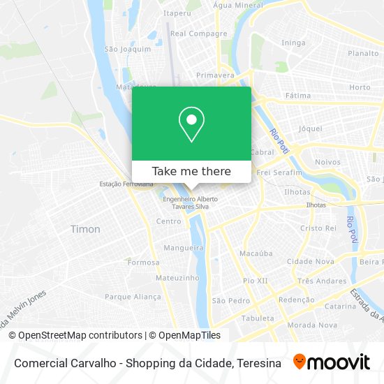 Mapa Comercial Carvalho - Shopping da Cidade