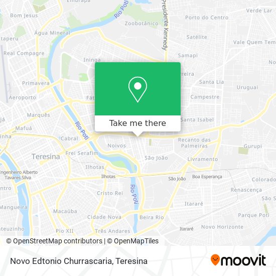Novo Edtonio Churrascaria map