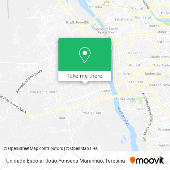 Unidade Escolar João Fonseca Maranhão map