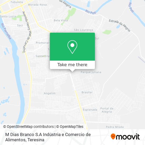 M Dias Branco S.A Indústria e Comercio de Alimentos map