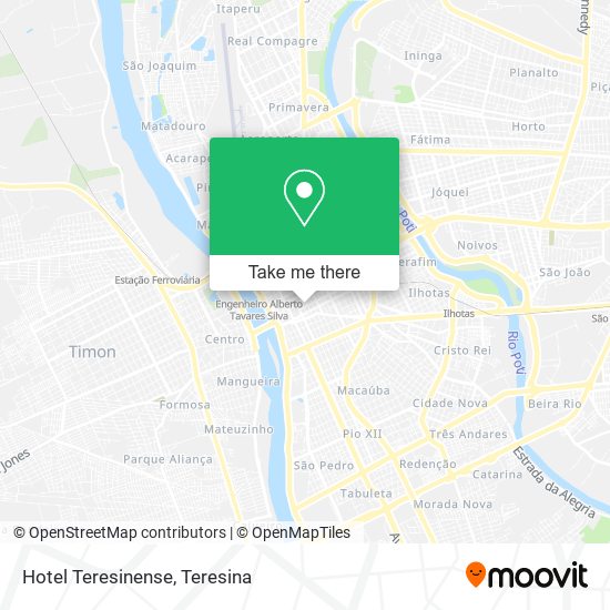 Mapa Hotel Teresinense