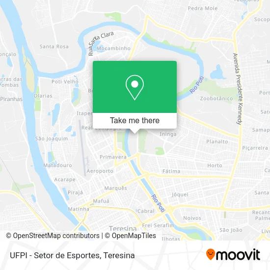 UFPI - Setor de Esportes map