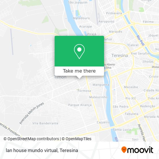 lan house mundo virtual map