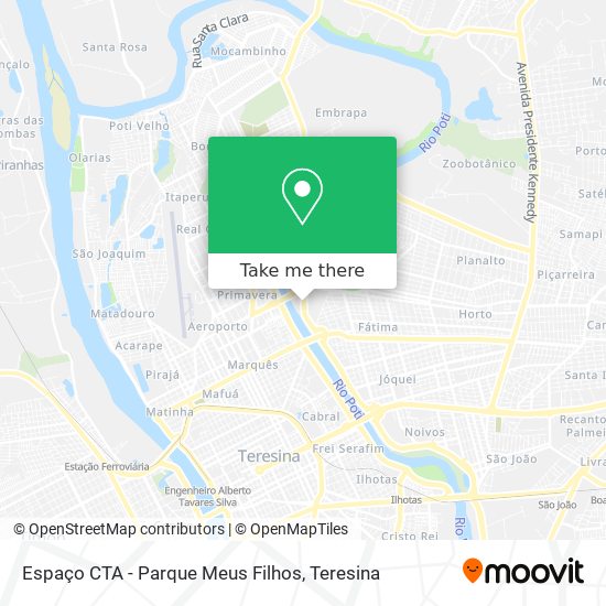 Espaço CTA - Parque Meus Filhos map