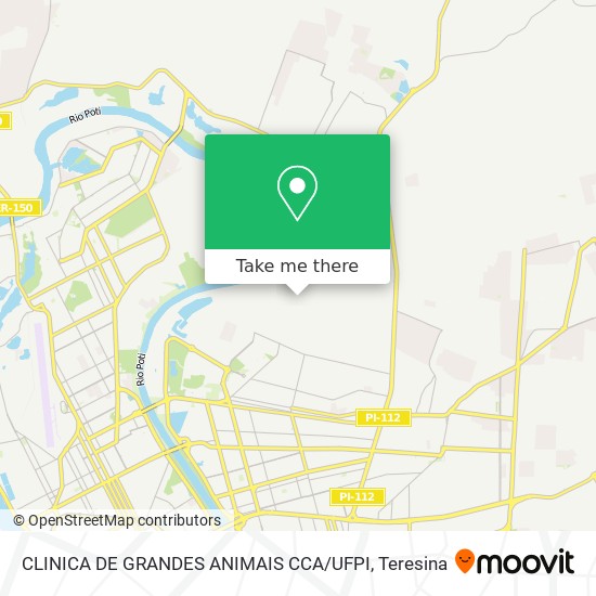 CLINICA DE GRANDES ANIMAIS CCA / UFPI map