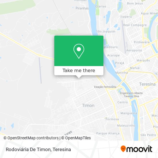 Rodoviária De Timon map