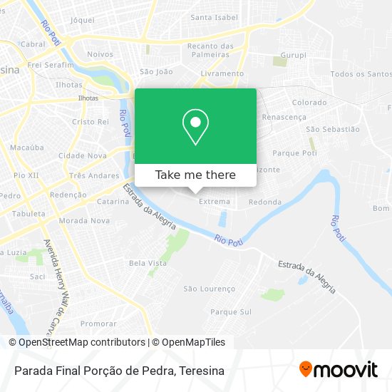 Parada Final Porção de Pedra map