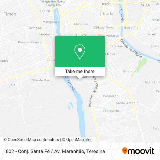 802 - Conj. Santa Fé / Av. Maranhão map