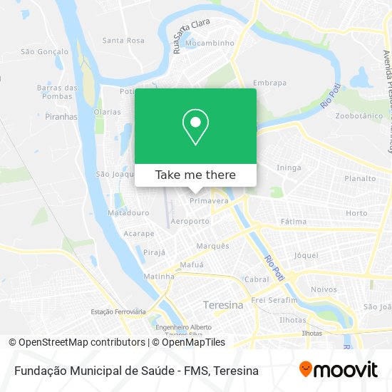 Fundação Municipal de Saúde - FMS map