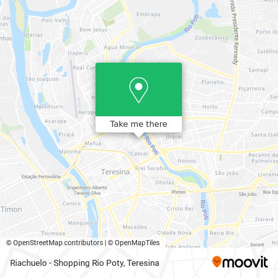 Mapa Riachuelo - Shopping Rio Poty