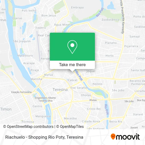 Riachuelo - Shopping Rio Poty map