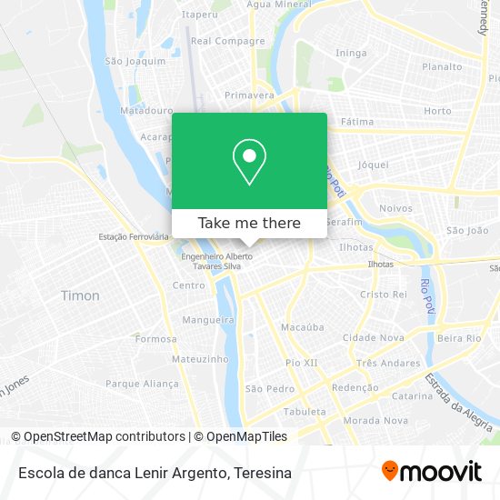 Escola de danca Lenir Argento map
