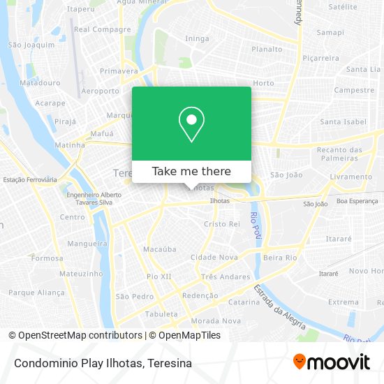 Condominio Play Ilhotas map
