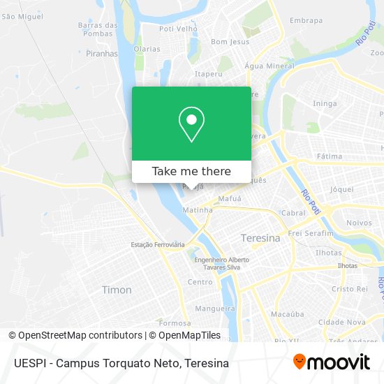 UESPI - Campus Torquato Neto map