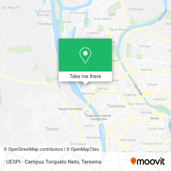 UESPI - Campus Torquato Neto map