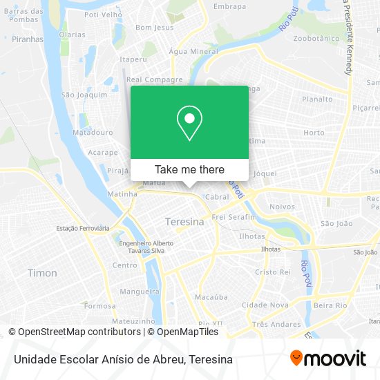 Unidade Escolar Anísio de Abreu map