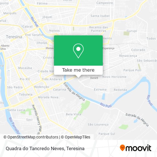 Quadra do Tancredo Neves map