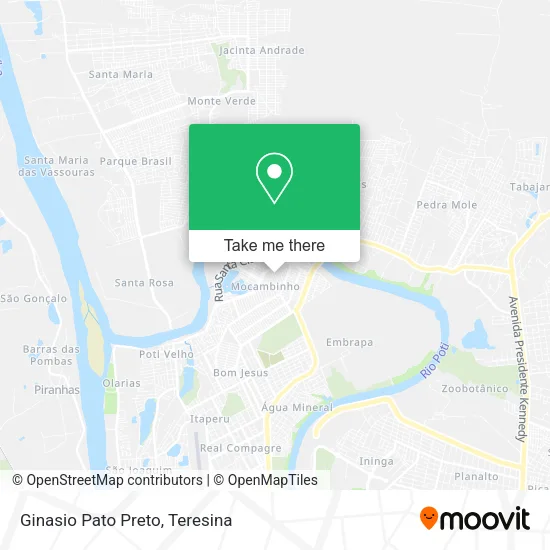 Ginasio Pato Preto map