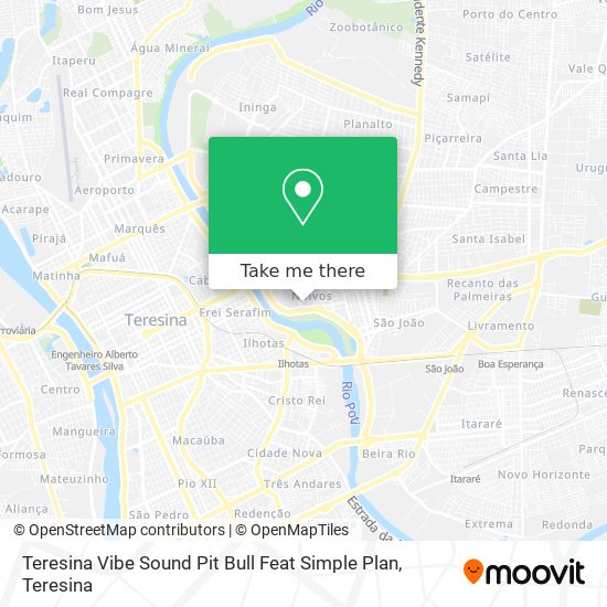 Teresina Vibe Sound Pit Bull Feat Simple Plan map