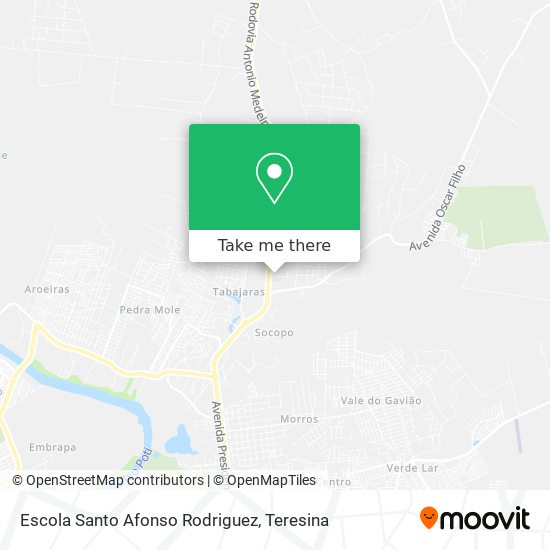 Escola Santo Afonso Rodriguez map