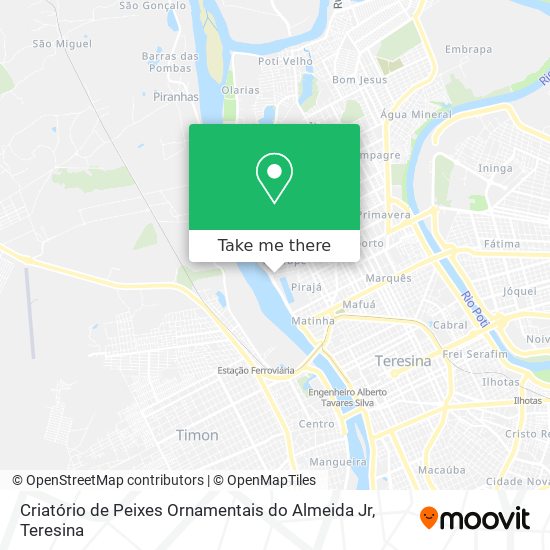 Criatório de Peixes Ornamentais do Almeida Jr map