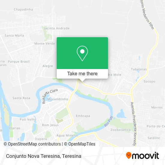 Conjunto Nova Teresina map