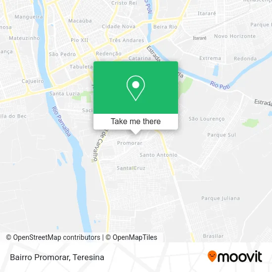 Bairro Promorar map