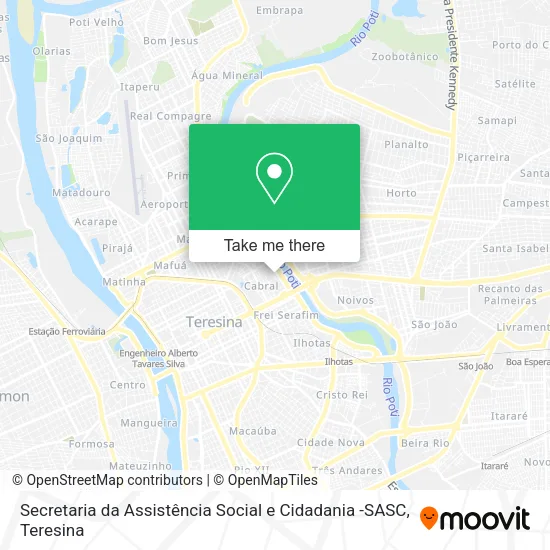 Secretaria da Assistência Social e Cidadania -SASC map