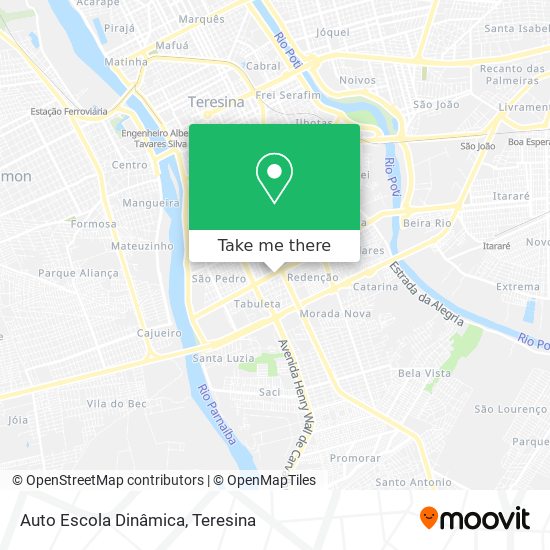 Auto Escola Dinâmica map