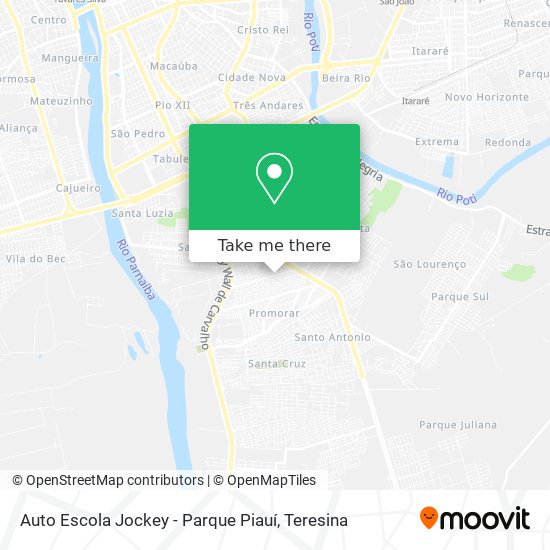 Auto Escola Jockey - Parque Piauí map