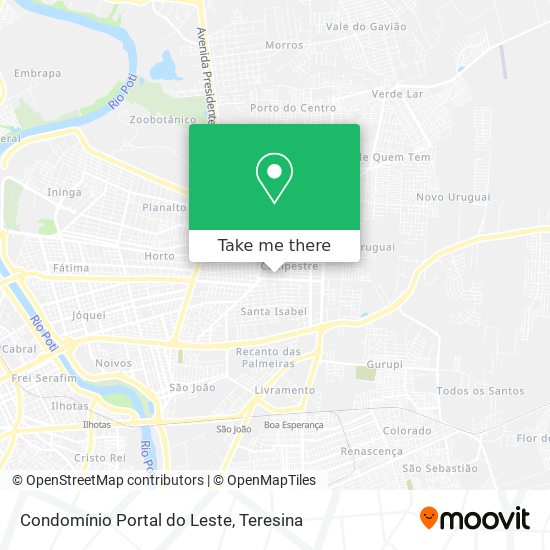 Condomínio Portal do Leste map