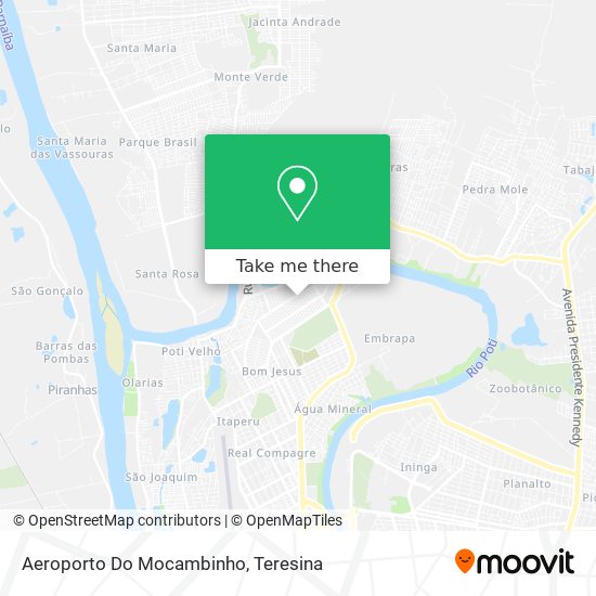 Aeroporto Do Mocambinho map